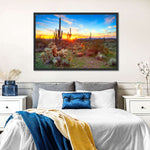 Sonoran Desert Sunset Landscape Wall Art