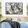 Snow Reindeer Wall Art