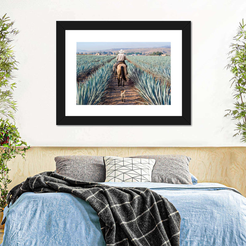 Inspecting Agave Plantation Wall Art