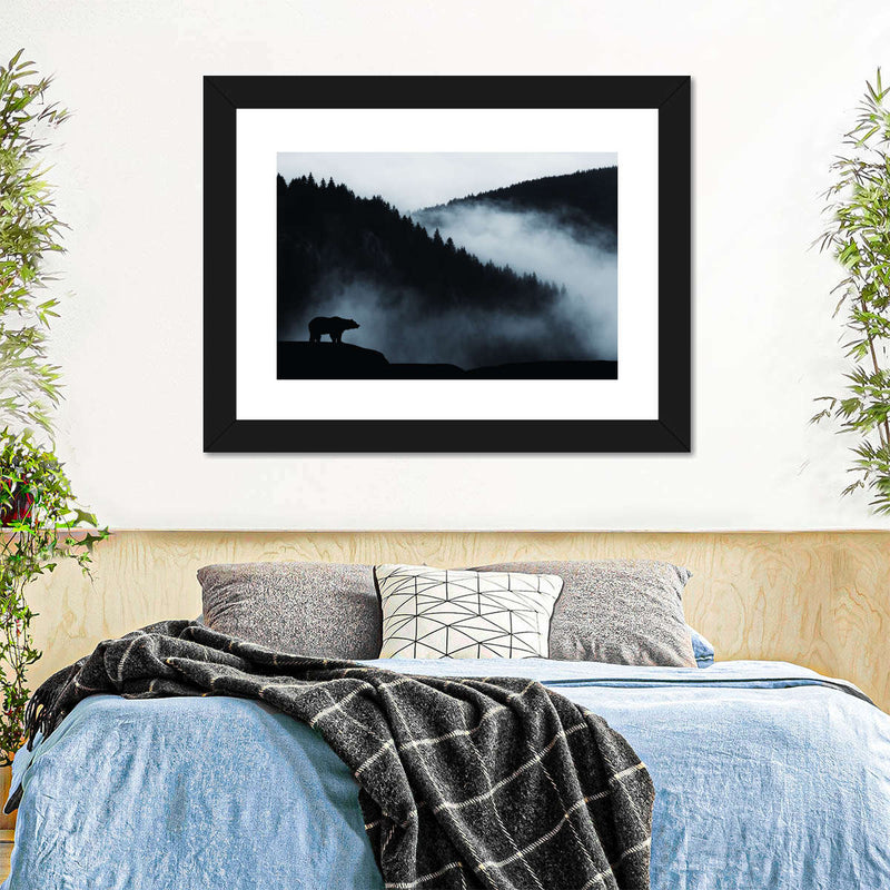Misty Mountain Bear Wall Art