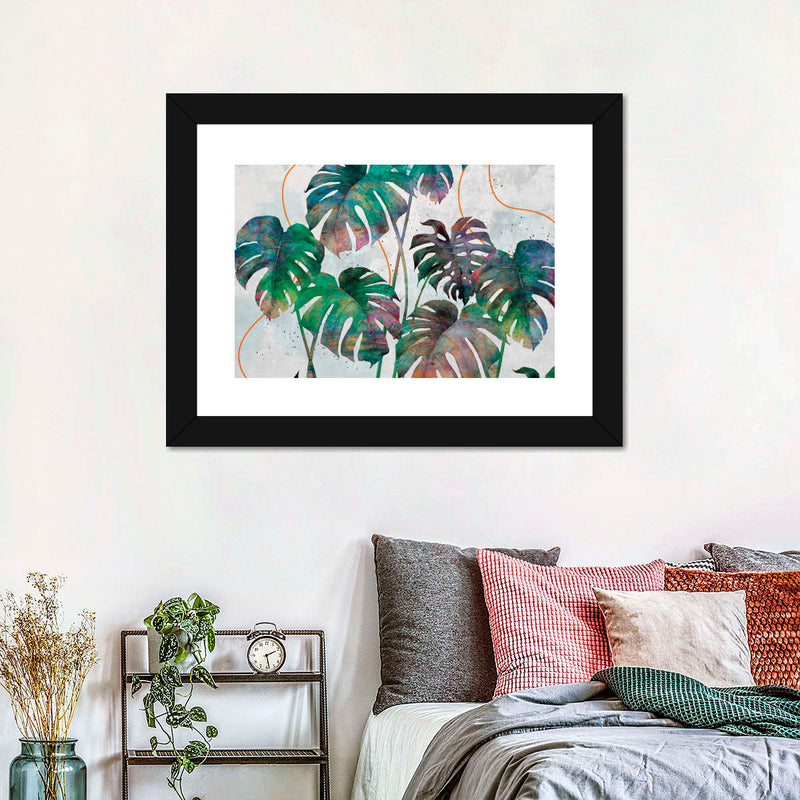 Monstera Leaves Wall Art