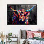 Highland Cow Acrylic Wall Art