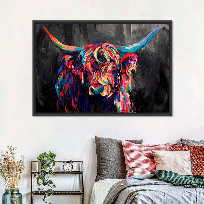 Highland Cow Acrylic Wall Art