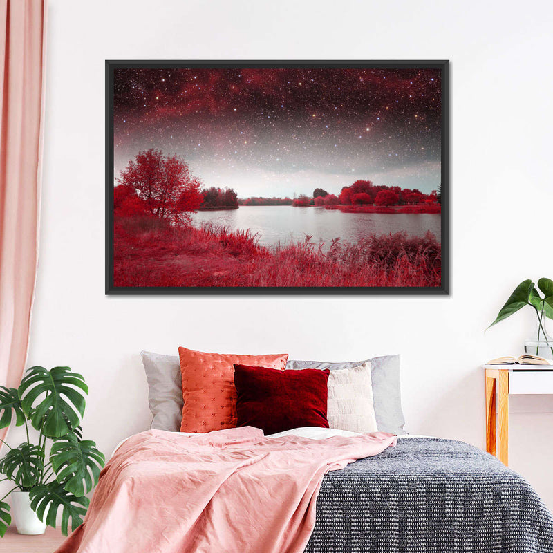 Red Mystical Spring Wall Art