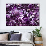 Purple Amethyst Geode Wall Art