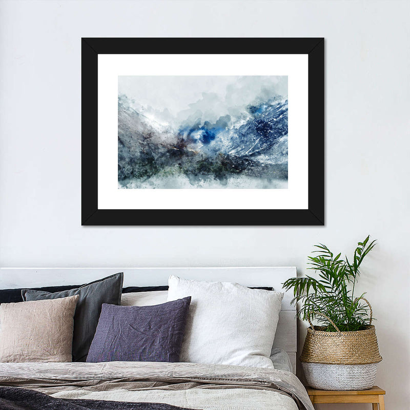 Ice Landscape Abstract Wall Art