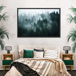 Misty Fir Forest Wall Art