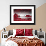Red Mystical Spring Wall Art