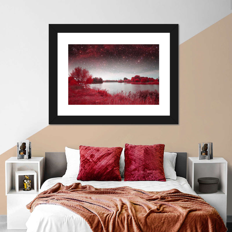 Red Mystical Spring Wall Art