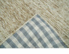 3x5 Beige and Ivory Shaded Solid Wool Hand Woven Rug