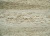 3x5 Beige and Ivory Shaded Solid Wool Hand Woven Rug