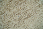 3x5 Beige and Ivory Shaded Solid Wool Hand Woven Rug