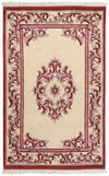 Weyer Traditional Burgundy Area Rug