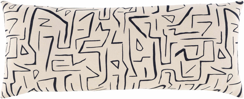 Ardooie Black Pillow Cover