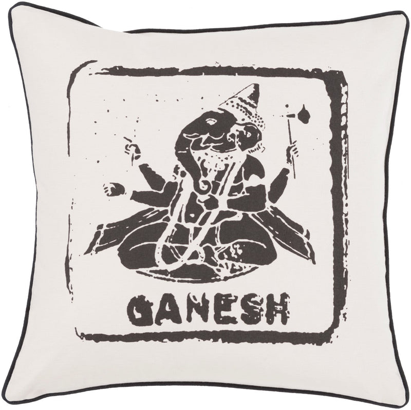 Beernem Black Pillow Cover