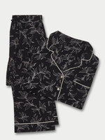 Women's Stretch-Knit Long Sleeve Bamboo Pajama Set