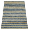 3x5 Blue and Brown Hand Woven Rug