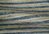 3x5 Blue and Brown Hand Woven Rug