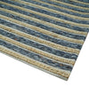 3x5 Blue and Brown Hand Woven Rug