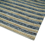 3x5 Blue and Brown Hand Woven Rug