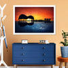 Guitar Sunset Wall Art