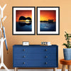 Guitar Sunset Wall Art