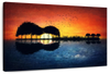 Guitar Sunset Wall Art