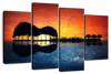 Guitar Sunset Wall Art