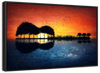 Guitar Sunset Wall Art
