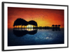 Guitar Sunset Wall Art