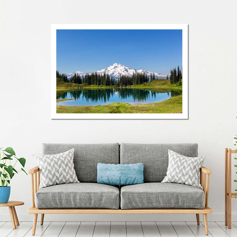 Mount Rainier Little Lagoon Wall Art