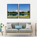 Mount Rainier Little Lagoon Wall Art