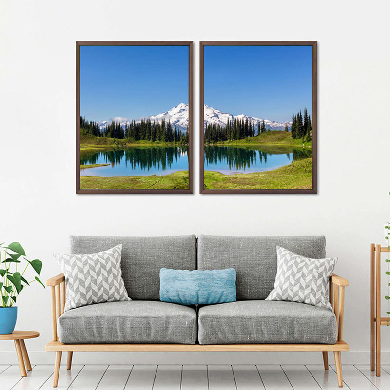 Mount Rainier Little Lagoon Wall Art