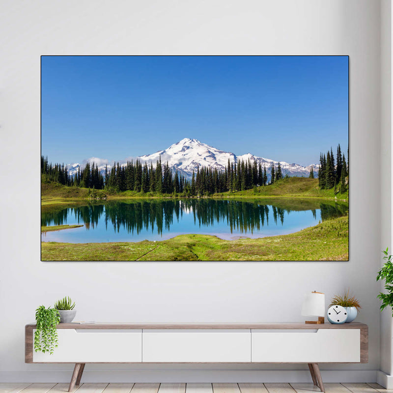 Mount Rainier Little Lagoon Wall Art