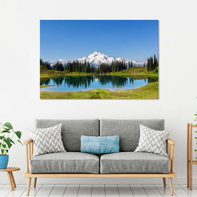 Mount Rainier Little Lagoon Wall Art