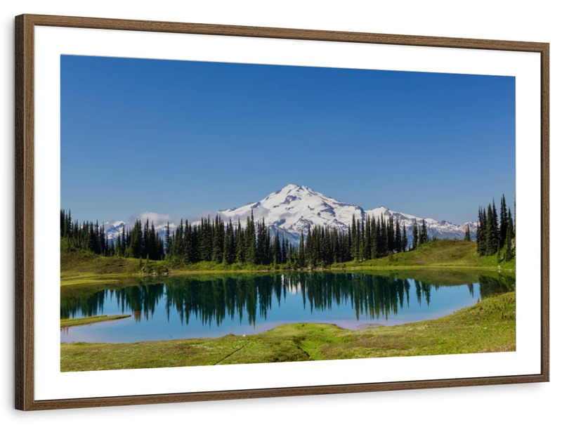 Mount Rainier Little Lagoon Wall Art