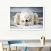 Yoga Polar Bear Wall Art