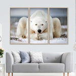 Yoga Polar Bear Wall Art