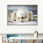 Yoga Polar Bear Wall Art