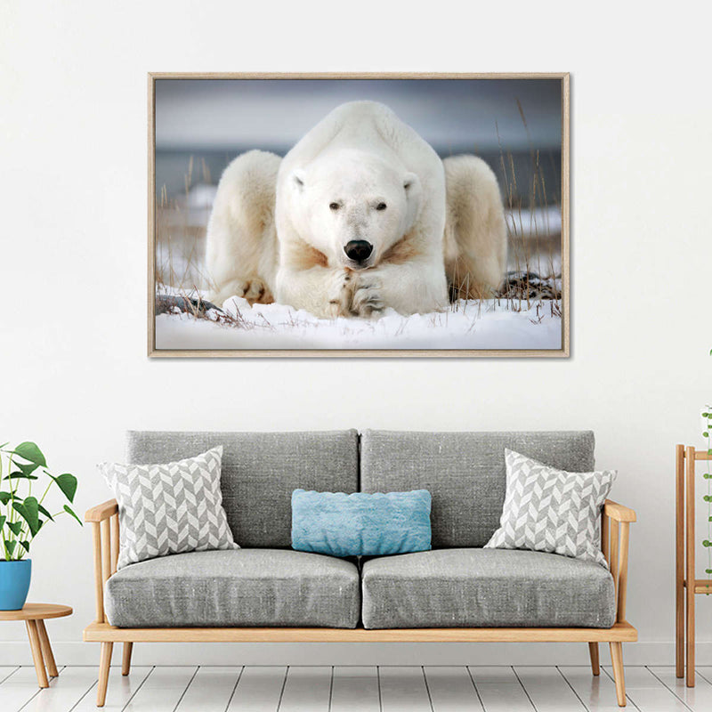 Yoga Polar Bear Wall Art