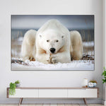 Yoga Polar Bear Wall Art
