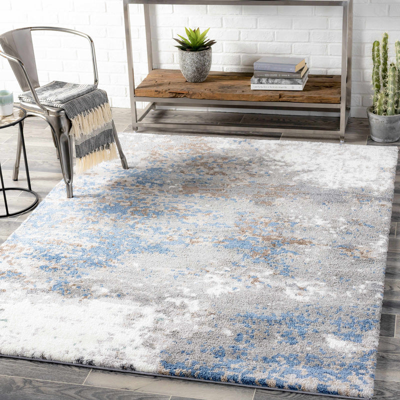 Bramley Blue Hues Plush Rug
