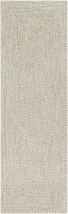 Beige Braided Faux Jute Rug