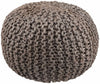 Hauenstein Knitted Jute Pouf