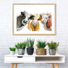 Livestock Cows Splash Wall Art