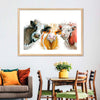 Livestock Cows Splash Wall Art