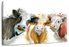 Livestock Cows Splash Wall Art
