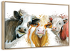 Livestock Cows Splash Wall Art