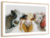 Livestock Cows Splash Wall Art