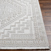 Alya White Fringe Rug